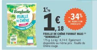 E.Leclerc Feuille De Chêne Format Maxi offre