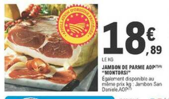 E.Leclerc Jambon De Parme Aop offre