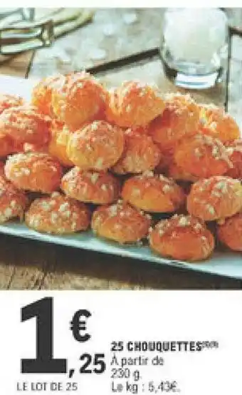 E.Leclerc 25 Chouquettes offre