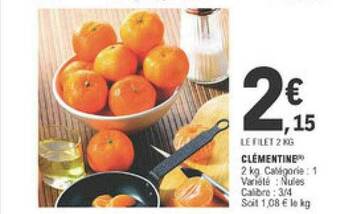 E.Leclerc Clémentine offre