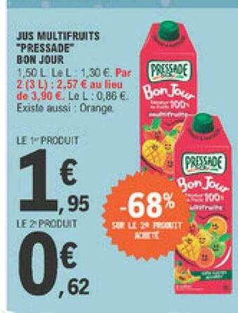 E.Leclerc Jus Multifruits offre
