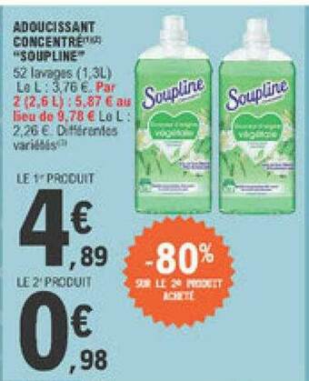 E.Leclerc Adoucissant Concentré offre