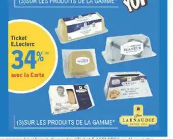 E.Leclerc La Gamme Jean Larnaudie offre