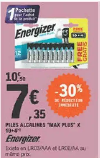 E.Leclerc Piles Alcalines offre