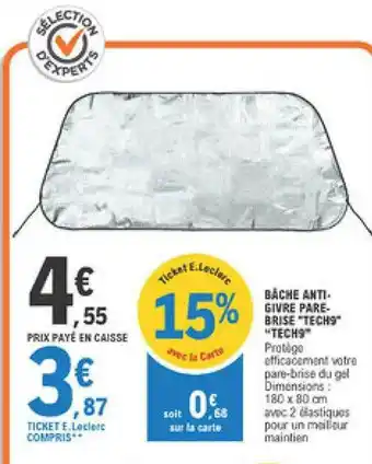 E.Leclerc Bâche Anti-givre Pare-brise offre