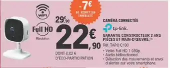 E.Leclerc Caméra Connectée Tp-link offre