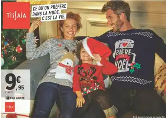 E.Leclerc Pull Adulte Tissaia offre