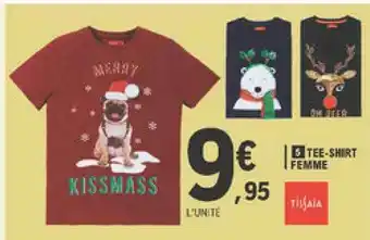 E.Leclerc Tee-shirt Femme Tissaia offre