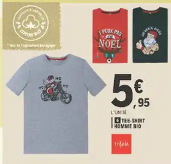 E.Leclerc Tee-shirt Homme Bio Tissaia offre