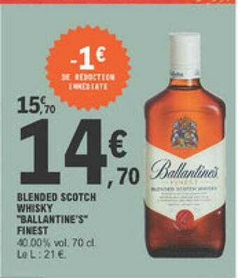 E.Leclerc Blended Scotch Whisky offre