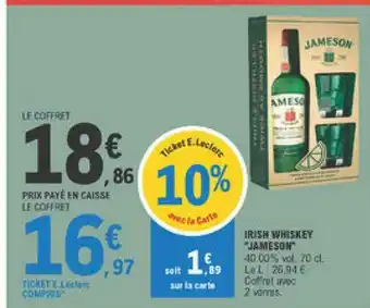 E.Leclerc Irish Whiskey offre
