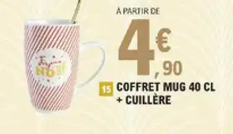 E.Leclerc Coffret Mug 40 Cl + Cuillère offre