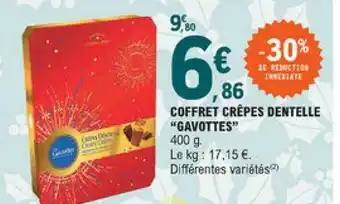 E.Leclerc Coffret Crêpes Dentelle offre