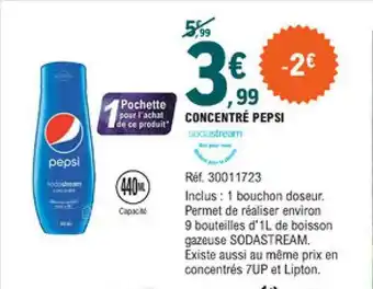 E.Leclerc Concentré Pepsi offre