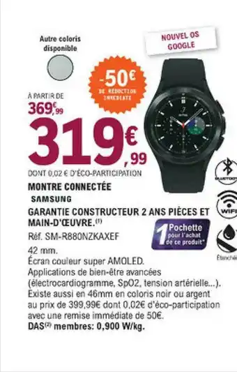 E.Leclerc Montre Connectée Samsung offre