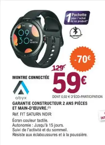 E.Leclerc Montre Connectée offre