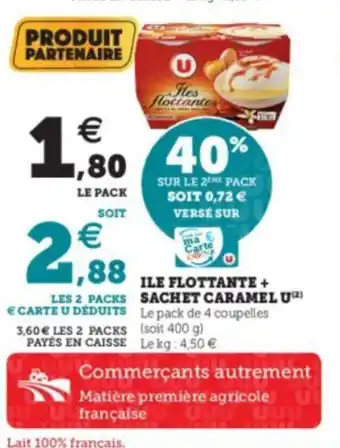 Ile Flottante Sachet Caramel U