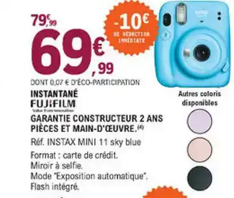 Instantané Fujifilm