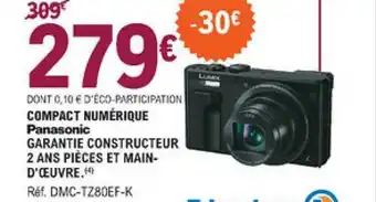 E.Leclerc Compact Numérique Panasonic offre