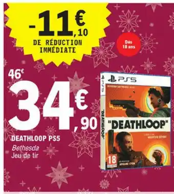 E.Leclerc Deathloop Ps5 offre