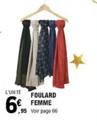 E.Leclerc Foulard Femme offre