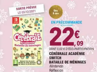 E.Leclerc Cérébrale Académie Switch Bataille De Méninges offre