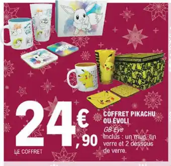 E.Leclerc Coffret Pikachu Ou évoli offre