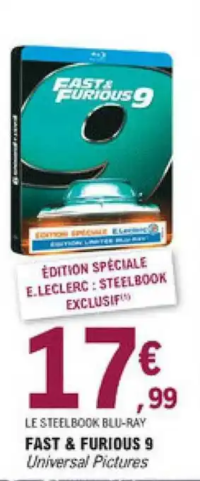 E.Leclerc Fast & Furious 9 offre
