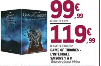 Game Of Thrones - L'intégrale Saison 1 à 8
