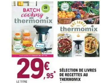 Livres De Recettes Au Thermomix