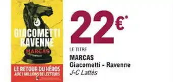 Marcas - Giocomelti - Ravenne