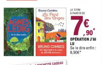E.Leclerc Opération J'ai Lu offre