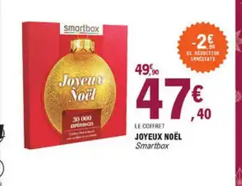 E.Leclerc Joyeux Noël Smartbox offre