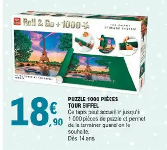 E.Leclerc Puzzle 1000 Pièces Tour Eiffel offre