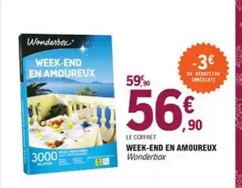 E.Leclerc Week-end En Amoureux Wonderbox offre