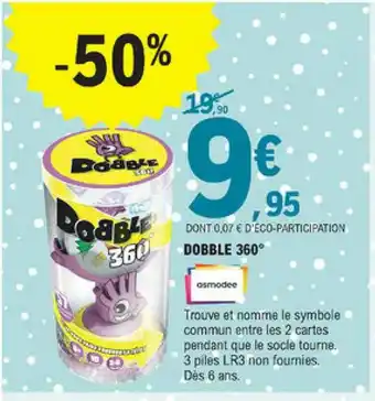 E.Leclerc Dobble 360° Asmodee offre