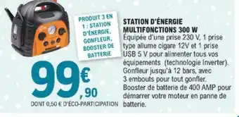 E.Leclerc Station D'énergie Multifonctions 300 W offre