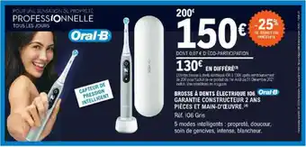 E.Leclerc Brosse à Dents électrique 106 Oral-b offre