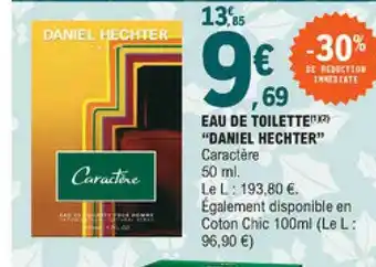 E.Leclerc Eau De Toilette offre
