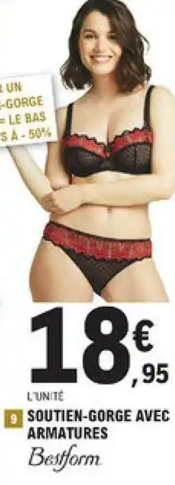 E.Leclerc Soutien-gorge Avec Armatures Bestform offre