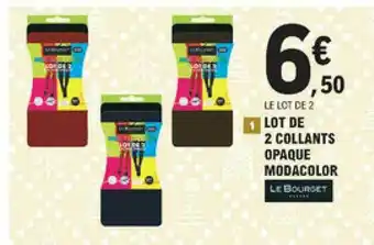 E.Leclerc Lot De 2 Collants Opaque Modacolor offre