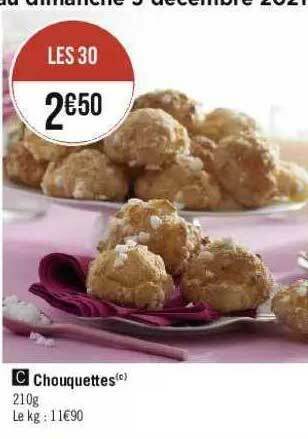 Géant Casino Chouquettes offre