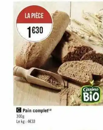 Géant Casino Pain Complet offre