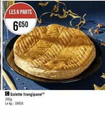 Géant Casino Galette Frangipane offre
