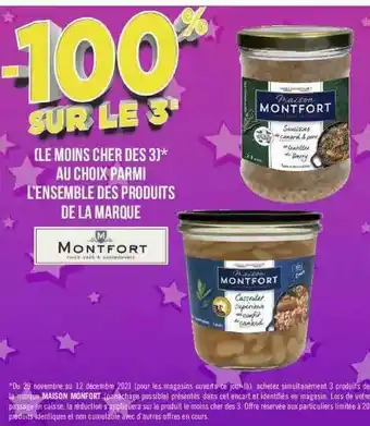 Géant Casino L'ensemble Des Produits De Lamarque Montfort offre