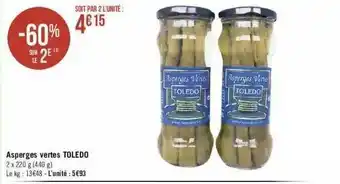 Géant Casino Asperges Vertes Toledo offre