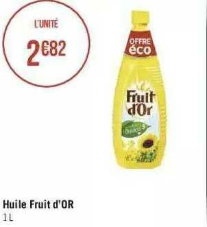 Géant Casino Huile Fruit D'or offre