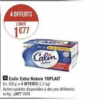 Calin Extra Nature Yoplait