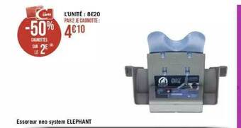 Géant Casino Essoreur Néo System éléphant offre