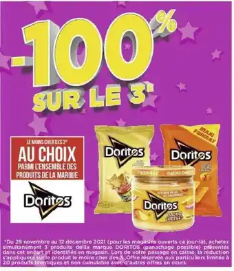 Géant Casino Produits De La Marque Doritos offre